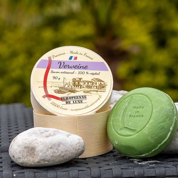 savon senteur verveine aux huiles pures végétales, fabrication française